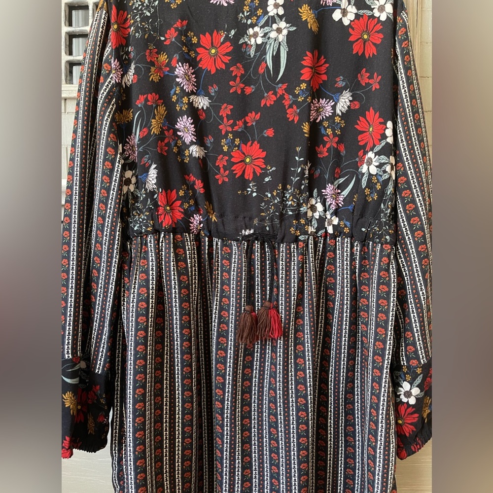 Zara Girls’ Bohemian Floral Dress - Picture 2 of 7